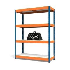 RAX1 Blue and Orange with Melamine Shelves