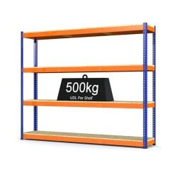 RAX1 - Heavy Duty Racking with 4 Levels