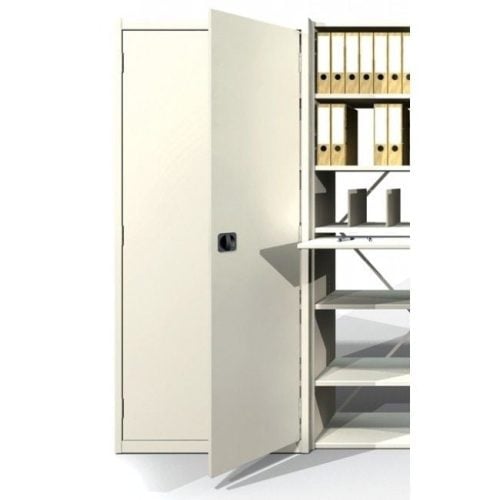 Fineline Adjustable Delta Edge Shelving with 5 Levels with Back - H1850mm x W1000mm x D450mm - Image 2