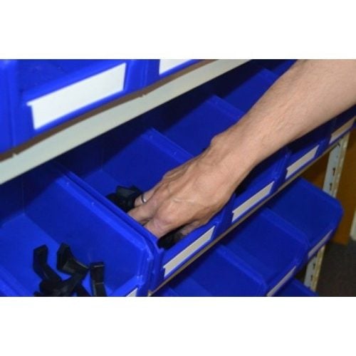 Kanban Steel Storage System with 60 Plastic Storage Bins - Image 2