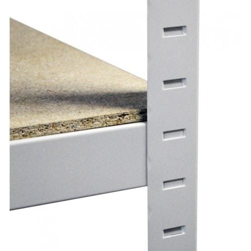 Rax Value Steel Shelving - Smoke White with MDF Shelves - Image 6