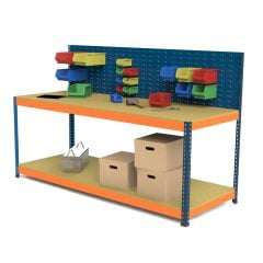 Heavy Duty Workbench with Louvre Panel