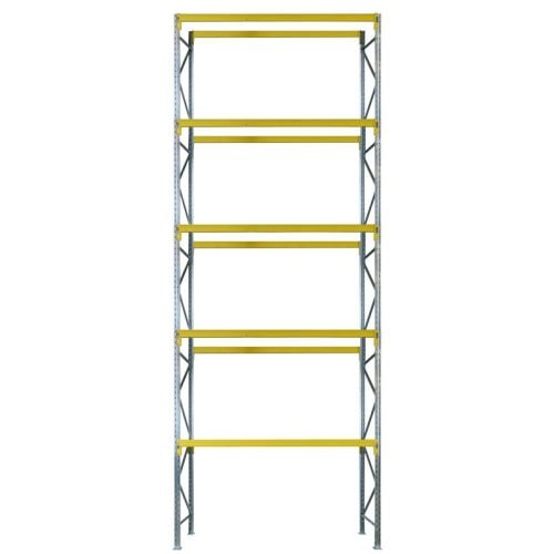 Pallet racking with 5 levels