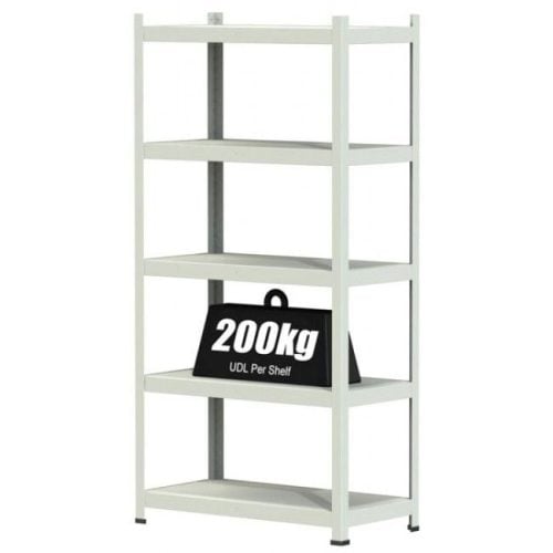 Rax Office Steel Shelving White with Steel Shelves - Image 2