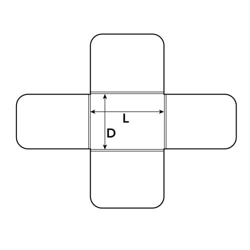 Four Flap Folder FF-346LX225 40mm Capacity - Pack of 100 - Image 2